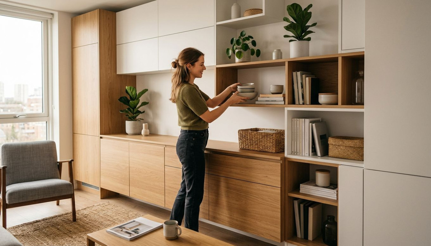 Peut-on concilier rangements pratiques et esthétique contemporaine ?